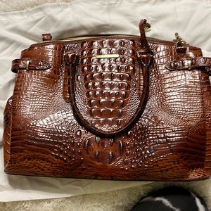 Brahmin business tote in Pecan Melbourne, barely used.